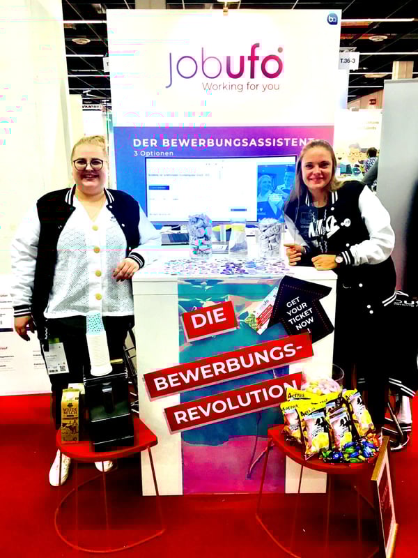 Der Messestand von Jobufo auf der Zukunft Personal Europe 2019